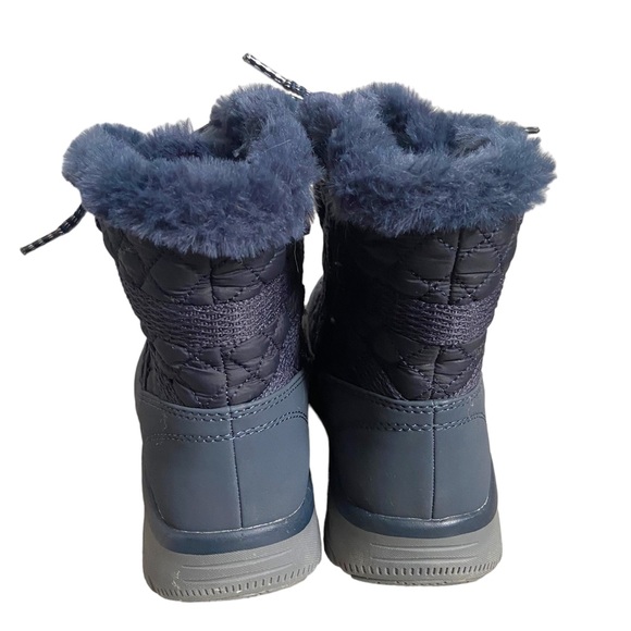 Skechers Women's Quilted Side-Zip Boots, Blue Size 7 - Picture 5 of 9